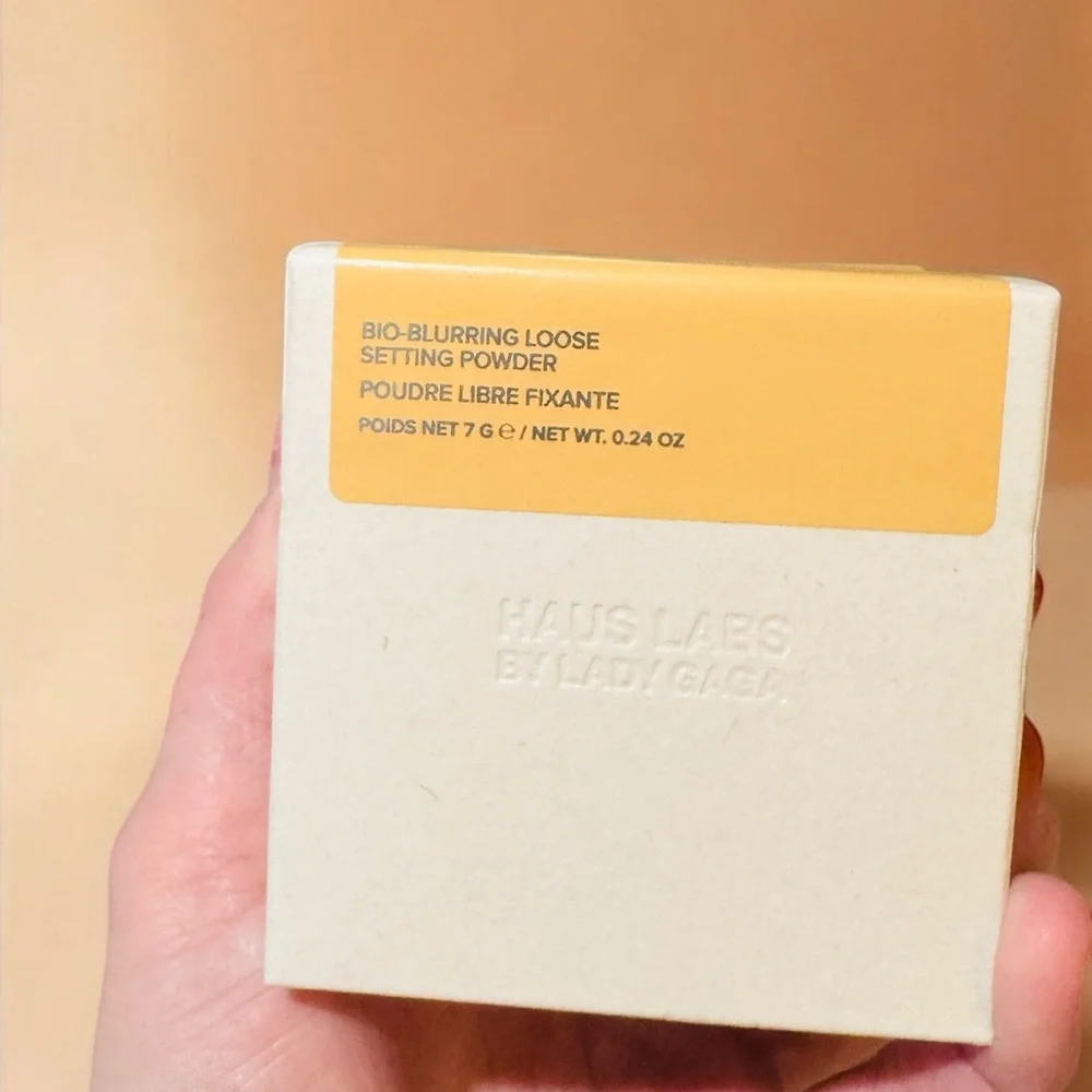 Haus Labs by Lady Gaga Bio-Blurring Loose Setting Powder Golden 7g New